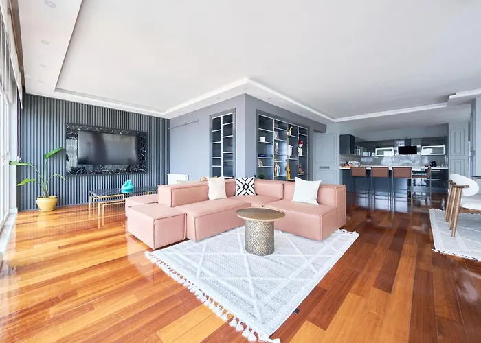 Modern Duplex Bosphorus View Apartment With Teracce