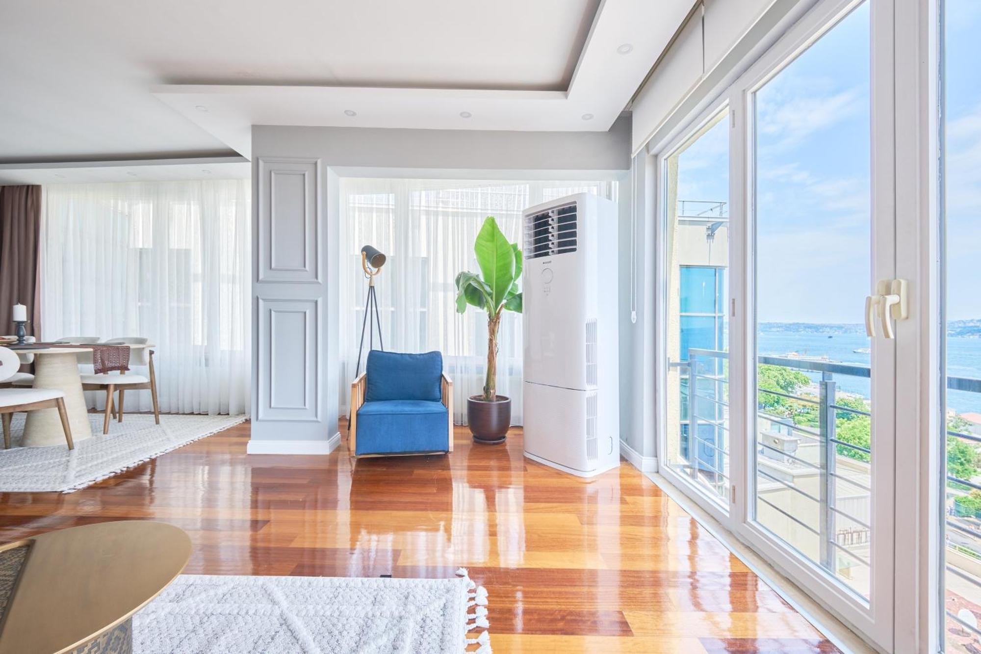 Daire Modern Duplex Bosphorus View With Teracce *