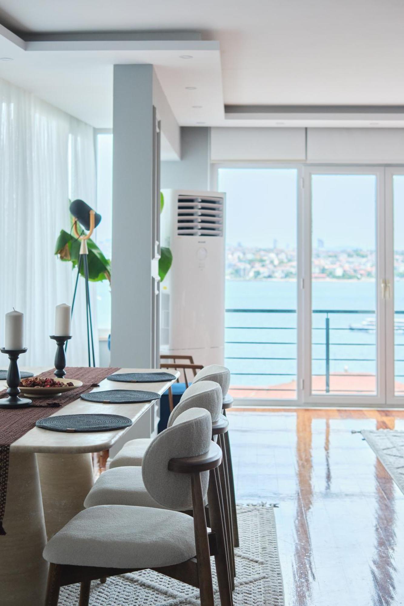 Daire Modern Duplex Bosphorus View With Teracce *